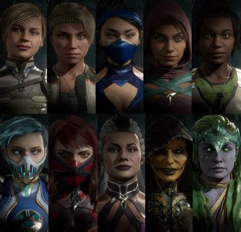 mortal kombat x female characters|all mk female characters.